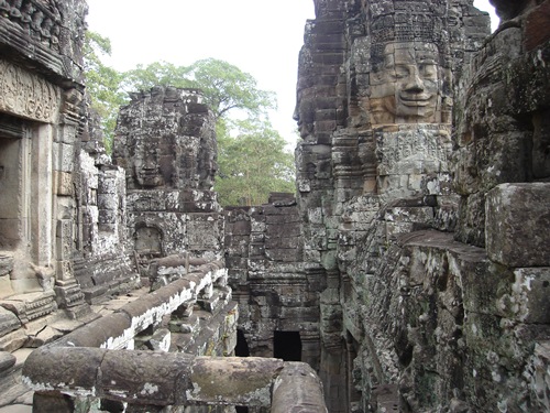 Der Bayon-Tempel in Angkor Thom